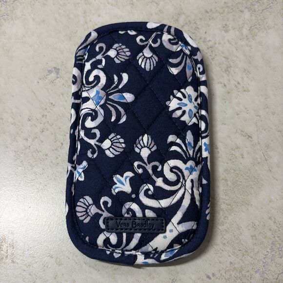 NWT Vera Bradley Steel Blue Medallion Double Eye case - Picture 1 of 4